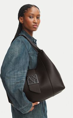 Shopper bag elegancka Armani Exchange ze sklepu: eobuwie.pl w kategorii: Torby Shopper bag - zdjęcie WP-EBWP-9KUZS-09B_0000306260443