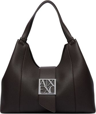 Shopper bag elegancka Armani Exchange ze sklepu: eobuwie.pl w kategorii: Torby Shopper bag - zdjęcie WP-EBWP-9KUZS-09B_0000306260443