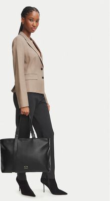 Armani Exchange - Shopper bag elegancka ze sklepu: eobuwie.pl w kategorii: Torby Shopper bag - zdjęcie WP-EBWP-9KUZS-09B_0000306260542