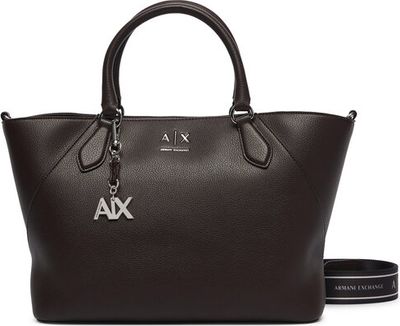 Armani Exchange - Shopper bag elegancka ze sklepu: eobuwie.pl w kategorii: Torby Shopper bag - zdjęcie WP-EBWP-9KUZS-09B_0000306260610
