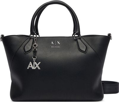 Armani Exchange - Shopper bag elegancka ze sklepu: eobuwie.pl w kategorii: Torby Shopper bag - zdjęcie WP-EBWP-9KUZS-09B_0000306260634