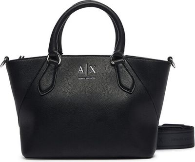Shopper bag elegancka Armani Exchange ze sklepu: eobuwie.pl w kategorii: Torby Shopper bag - zdjęcie WP-EBWP-9KUZS-09B_0000306260726