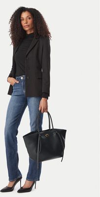 Shopper bag elegancka Guess ze sklepu: eobuwie.pl w kategorii: Torby Shopper bag - zdjęcie WP-EBWP-9KUZS-09B_0000306263345