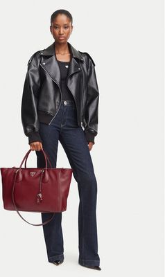 Shopper bag elegancka Guess ze sklepu: eobuwie.pl w kategorii: Torby Shopper bag - zdjęcie WP-EBWP-9KUZS-09B_0000306263628