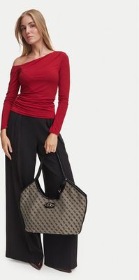 Shopper bag elegancka Guess ze sklepu: eobuwie.pl w kategorii: Torby Shopper bag - zdjęcie WP-EBWP-9KUZS-09B_0000306264557