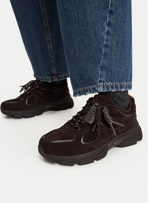 Guess - brązowy Buty sportowe damskie sportowe ze sklepu: eobuwie.pl w kategorii: Buty sportowe damskie