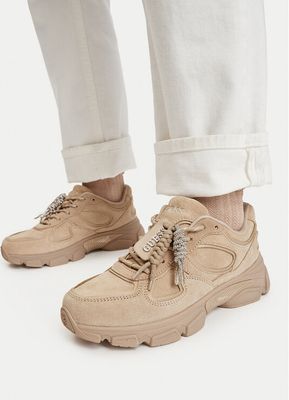 beżowy Buty sportowe damskie sportowe Guess ze sklepu: eobuwie.pl w kategorii: Buty sportowe damskie