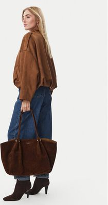 Shopper bag elegancka Weekend Max Mara ze sklepu: eobuwie.pl w kategorii: Torby Shopper bag