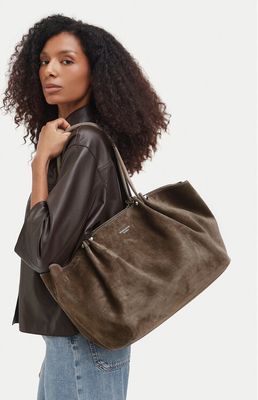Shopper bag elegancka Weekend Max Mara ze sklepu: eobuwie.pl w kategorii: Torby Shopper bag - zdjęcie WP-EBWP-9KUZS-09B_0000306272613