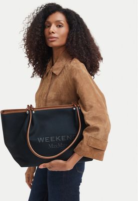 Weekend Max Mara - Shopper bag elegancka ze sklepu: eobuwie.pl w kategorii: Torby Shopper bag - zdjęcie WP-EBWP-9KUZS-09B_0000306272798