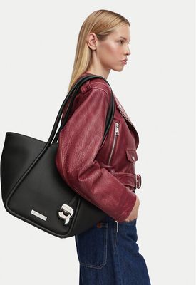 Shopper bag elegancka Karl Lagerfeld ze sklepu: eobuwie.pl w kategorii: Torby Shopper bag - zdjęcie WP-EBWP-9KUZS-09B_0000306282698