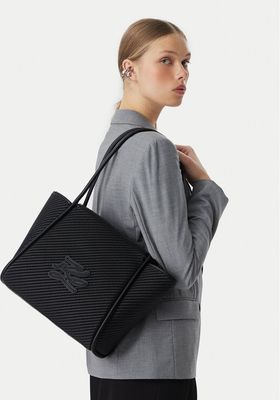 Shopper bag elegancka Karl Lagerfeld ze sklepu: eobuwie.pl w kategorii: Torby Shopper bag - zdjęcie WP-EBWP-9KUZS-09B_0000306283107