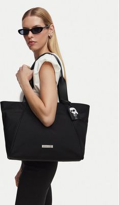 Shopper bag elegancka Karl Lagerfeld ze sklepu: eobuwie.pl w kategorii: Torby Shopper bag - zdjęcie WP-EBWP-9KUZS-09B_0000306283220