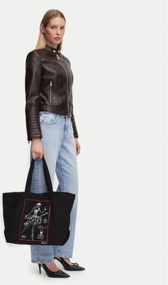 Karl Lagerfeld - Shopper bag elegancka ze sklepu: eobuwie.pl w kategorii: Torby Shopper bag - zdjęcie WP-EBWP-9KUZS-09B_0000306283343