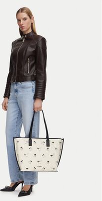 Shopper bag wakacyjna Karl Lagerfeld ze sklepu: eobuwie.pl w kategorii: Torby Shopper bag - zdjęcie WP-EBWP-9KUZS-09B_0000306283497