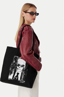 Karl Lagerfeld Jeans - Shopper bag młodzieżowa ze sklepu: eobuwie.pl w kategorii: Torby Shopper bag - zdjęcie WP-EBWP-9KUZS-09B_0000306283800