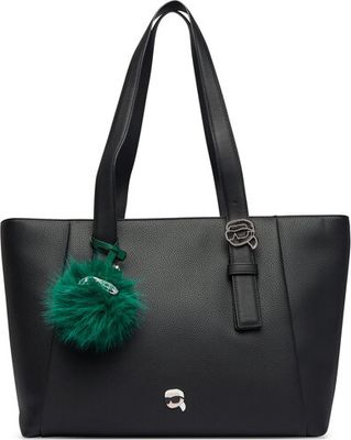 Shopper bag elegancka Karl Lagerfeld ze sklepu: eobuwie.pl w kategorii: Torby Shopper bag - zdjęcie WP-EBWP-9KUZS-09B_0000306284197