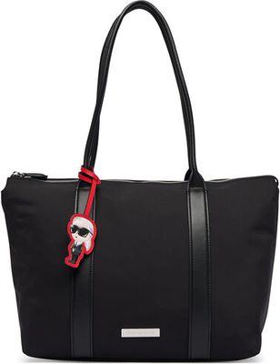 Karl Lagerfeld - Shopper bag elegancka ze sklepu: eobuwie.pl w kategorii: Torby Shopper bag - zdjęcie WP-EBWP-9KUZS-09B_0000306284241