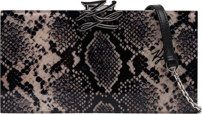 Kopertówka elegancka Karl Lagerfeld ze sklepu: eobuwie.pl w kategorii: Kopertówki - zdjęcie WP-EBWP-9KUZS-09B_0000306284319