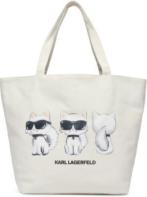 Shopper bag Karl Lagerfeld ze sklepu: eobuwie.pl w kategorii: Torby Shopper bag - zdjęcie WP-EBWP-9KUZS-09B_0000306284791