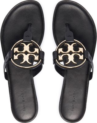 Klapki damskie na lato Tory Burch ze sklepu: eobuwie.pl w kategorii: Klapki damskie - zdjęcie WP-EBWP-9KUZS-09B_0000306297593