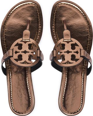 Klapki damskie na lato Tory Burch ze sklepu: eobuwie.pl w kategorii: Klapki damskie - zdjęcie WP-EBWP-9KUZS-09B_0000306297616