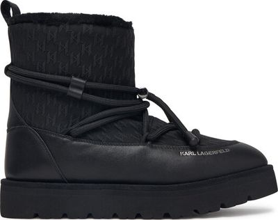 Buty zimowe męskie na zimę Karl Lagerfeld ze sklepu: eobuwie.pl w kategorii: Buty zimowe męskie - zdjęcie WP-EBWP-9KUZS-09B_0000306308022