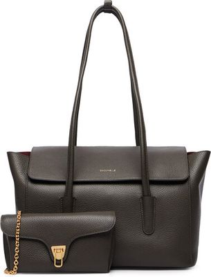 Shopper bag elegancka Coccinelle ze sklepu: eobuwie.pl w kategorii: Torby Shopper bag - zdjęcie WP-EBWP-9KUZS-09B_0000306319424