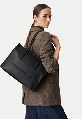 Shopper bag elegancka Coccinelle ze sklepu: eobuwie.pl w kategorii: Torby Shopper bag - zdjęcie WP-EBWP-9KUZS-09B_0000306320291