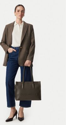Shopper bag elegancka Coccinelle ze sklepu: eobuwie.pl w kategorii: Torby Shopper bag - zdjęcie WP-EBWP-9KUZS-09B_0000306320307