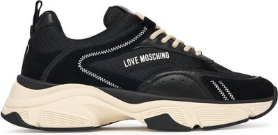 Love Moschino - Buty sportowe damskie wiosenne ze sklepu: eobuwie.pl w kategorii: Buty sportowe damskie - zdjęcie WP-EBWP-9KUZS-09B_0000306343030