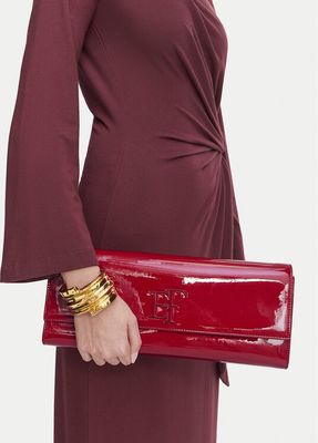 Kopertówka elegancka Elisabetta Franchi ze sklepu: eobuwie.pl w kategorii: Kopertówki - zdjęcie WP-EBWP-9KUZS-09B_0000306345812