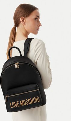 Love Moschino - Plecak elegancki ze sklepu: eobuwie.pl w kategorii: Plecaki - zdjęcie WP-EBWP-9KUZS-09B_0000306356429