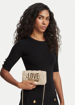 Kopertówka elegancka Love Moschino ze sklepu: eobuwie.pl w kategorii: Kopertówki