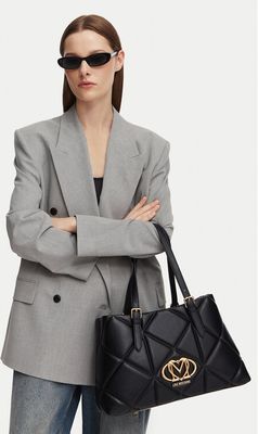 Shopper bag Love Moschino ze sklepu: eobuwie.pl w kategorii: Torby Shopper bag - zdjęcie WP-EBWP-9KUZS-09B_0000306357341