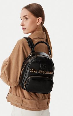 Plecak elegancki Love Moschino ze sklepu: eobuwie.pl w kategorii: Plecaki - zdjęcie WP-EBWP-9KUZS-09B_0000306357785