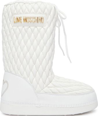 Śniegowce damskie zimowe Love Moschino ze sklepu: eobuwie.pl w kategorii: Śniegowce damskie