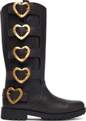 Kozaki damskie zimowe Love Moschino ze sklepu: eobuwie.pl w kategorii: Kozaki damskie - zdjęcie WP-EBWP-9KUZS-09B_0000306359178