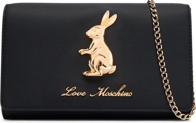 Kopertówka elegancka Love Moschino ze sklepu: eobuwie.pl w kategorii: Kopertówki - zdjęcie WP-EBWP-9KUZS-09B_0000306360600