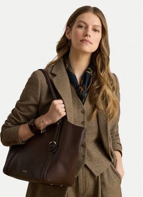 Shopper bag wakacyjna LAUREN RALPH LAUREN ze sklepu: eobuwie.pl w kategorii: Torby Shopper bag - zdjęcie WP-EBWP-9KUZS-09B_0000306368095
