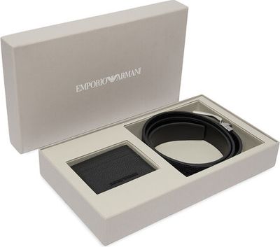 Pasek Emporio Armani ze sklepu: eobuwie.pl w kategorii: Paski męskie - zdjęcie WP-EBWP-9KUZS-09B_0000306429550
