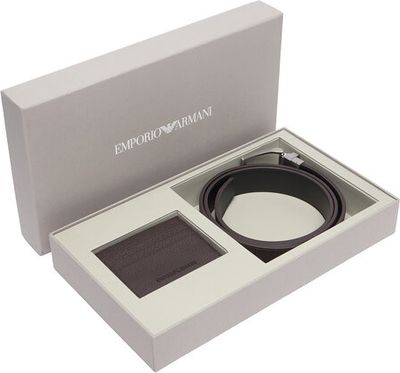 Pasek Emporio Armani ze sklepu: eobuwie.pl w kategorii: Paski męskie - zdjęcie WP-EBWP-9KUZS-09B_0000306429833
