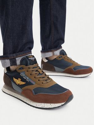 Aeronautica Militare - Buty sportowe męskie jesienne ze sklepu: eobuwie.pl w kategorii: Buty sportowe męskie