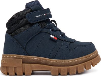 Buty zimowe dziecięce na zimę Tommy Hilfiger ze sklepu: eobuwie.pl w kategorii: Buty zimowe dziecięce - zdjęcie WP-EBWP-9KUZS-09B_0000306536562
