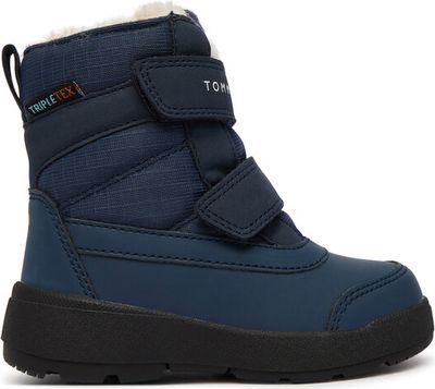 Buty zimowe dziecięce na zimę Tommy Hilfiger ze sklepu: eobuwie.pl w kategorii: Buty zimowe dziecięce - zdjęcie WP-EBWP-9KUZS-09B_0000306536586