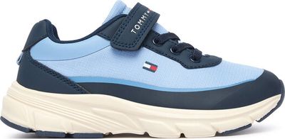 Buty sportowe dziecięce na wiosnę Tommy Hilfiger ze sklepu: eobuwie.pl w kategorii: Buty sportowe dziecięce - zdjęcie WP-EBWP-9KUZS-09B_0000306536616