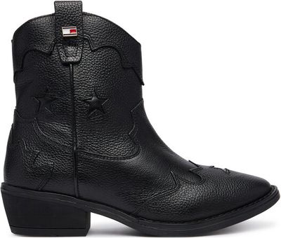 Buty zimowe dziecięce na zimę Tommy Hilfiger ze sklepu: eobuwie.pl w kategorii: Buty zimowe dziecięce - zdjęcie WP-EBWP-9KUZS-09B_0000306536692