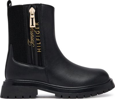 Tommy Hilfiger - Buty zimowe dziecięce na zimę ze sklepu: eobuwie.pl w kategorii: Buty zimowe dziecięce - zdjęcie WP-EBWP-9KUZS-09B_0000306536715