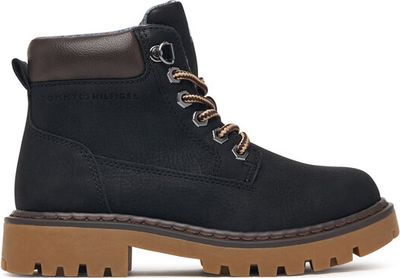 Buty zimowe dziecięce zimowe Tommy Hilfiger ze sklepu: eobuwie.pl w kategorii: Buty zimowe dziecięce - zdjęcie WP-EBWP-9KUZS-09B_0000306536814