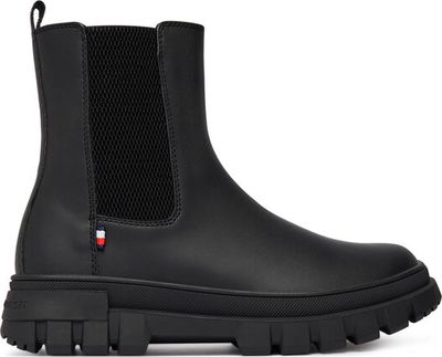 Buty zimowe dziecięce zimowe Tommy Hilfiger ze sklepu: eobuwie.pl w kategorii: Buty zimowe dziecięce - zdjęcie WP-EBWP-9KUZS-09B_0000306536906